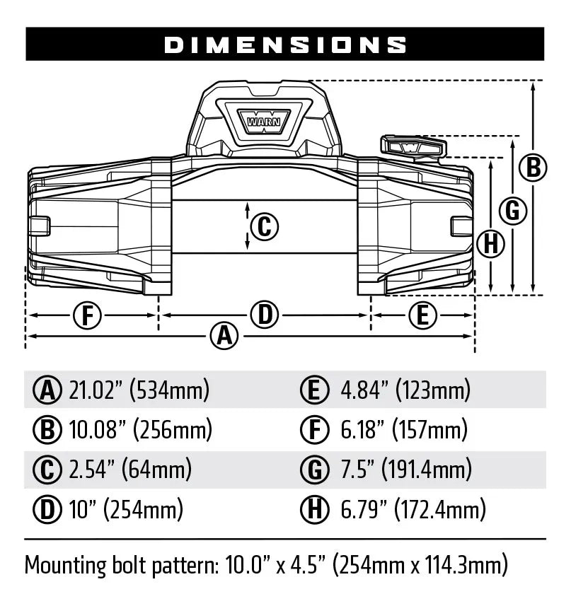 VR EVO 10 Winch - by WARN
