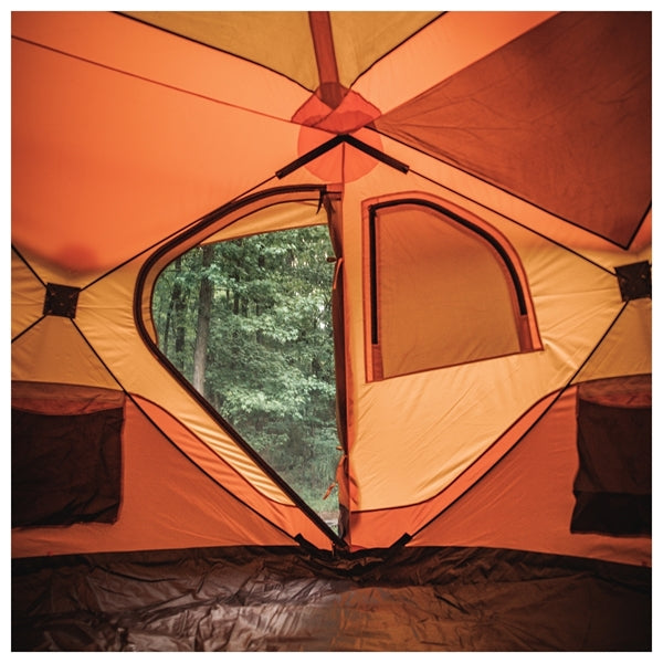 T4 OVERLAND Edition - Sunset Orange - 4 Person Hub Tent - by Gazelle Tents