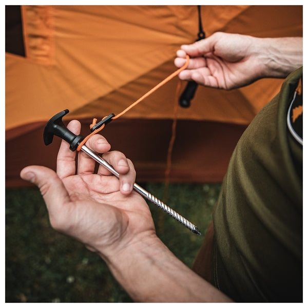 T4 OVERLAND Edition - Sunset Orange - 4 Person Hub Tent - by Gazelle Tents