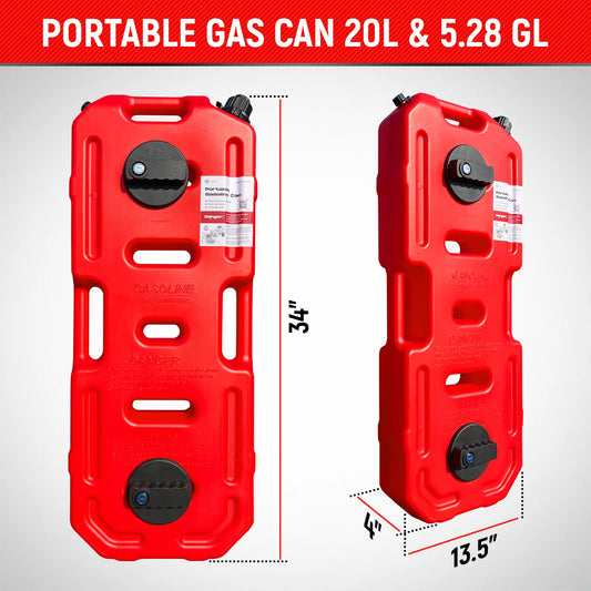 20L Gas Can with Locking Mounting Bracket - by Miolle