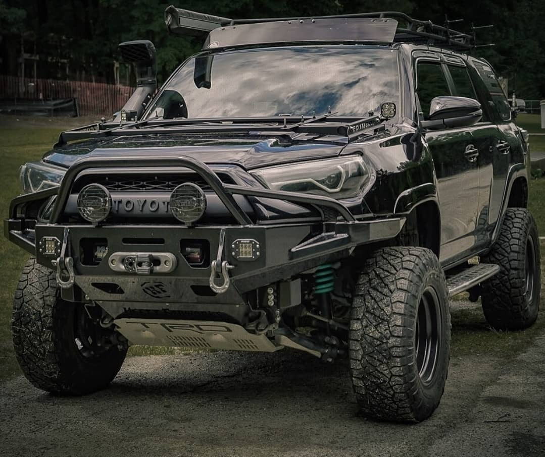 2010+ 4Runner Front Bumper Aluminum - Pre Runner Hoop - by Hefty Fabworks