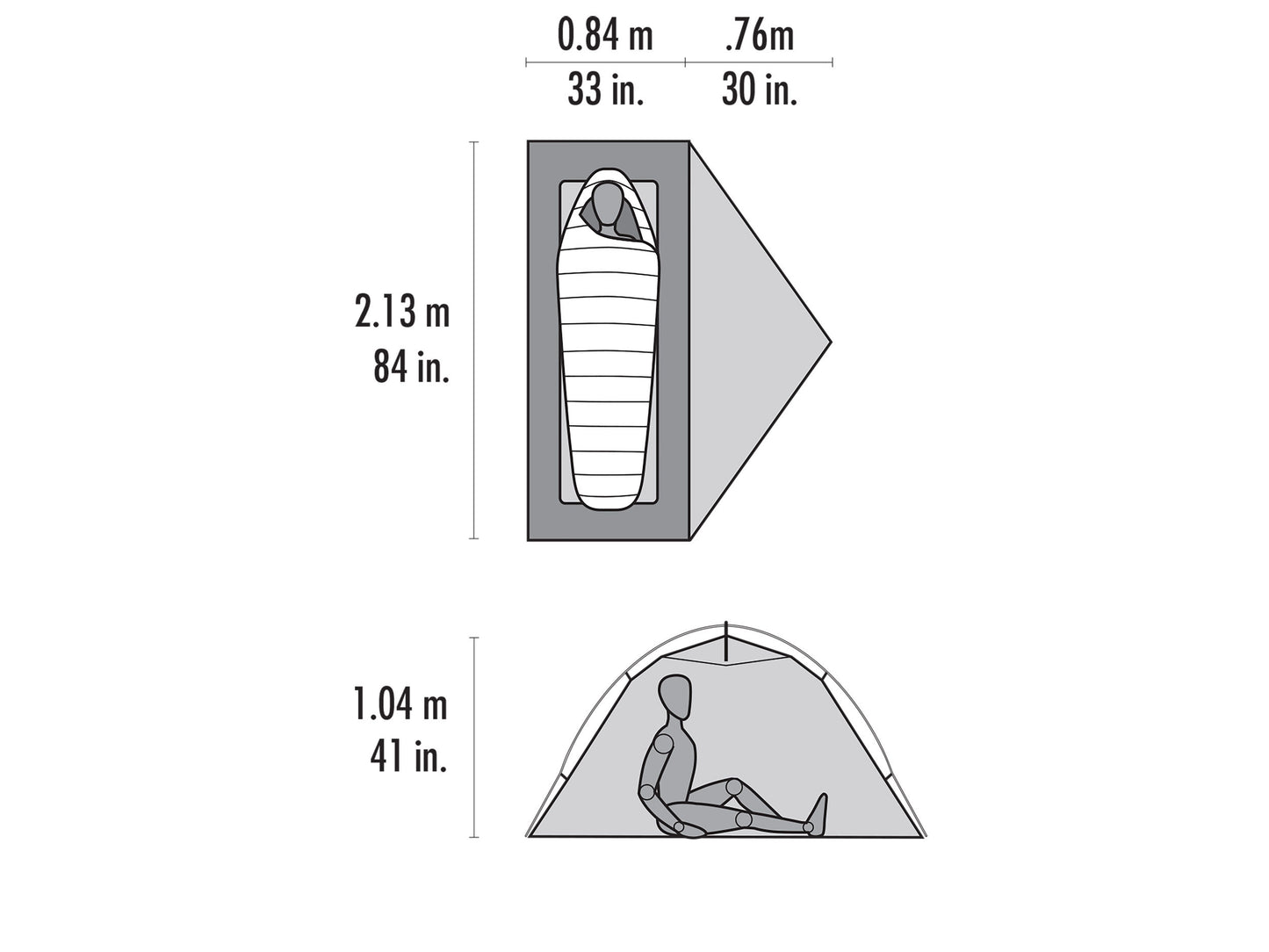 Access 1 Ultralight Four-Season Solo Tent - by MSR