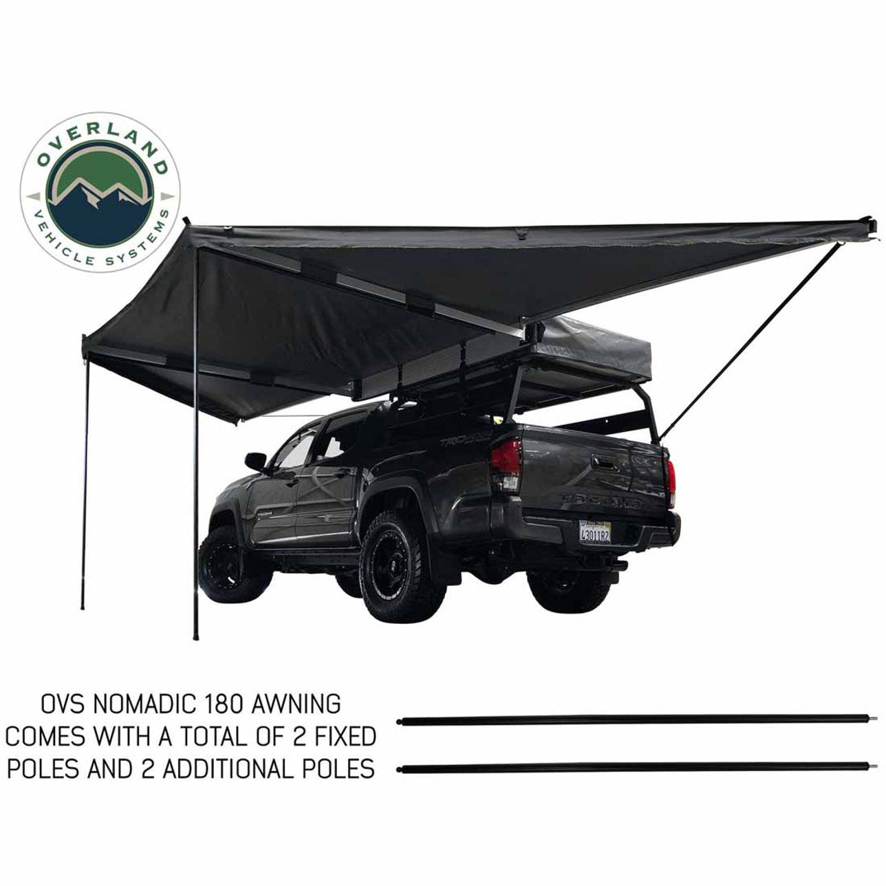HD NOMADIC 180 DEGREE AWNING - by Overland Vehicle Systems