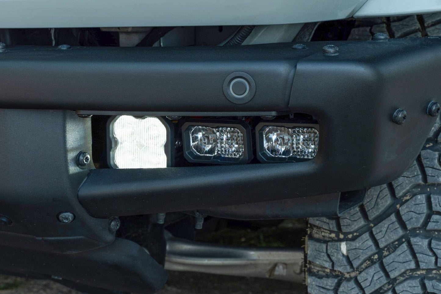 Stage Series Fog Pocket Kit for 2021-2023 Ford Bronco (w/ Steel Bumper) - by Diode Dynamics