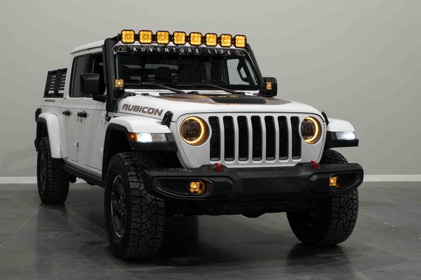 SS5 Windshield CrossLink Lightbar Kit For 2020-2023 Jeep Gladiator - by Diode Dynamics