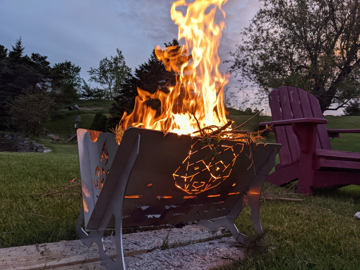 Flatpack Firepit - by Overland Racks Ontario