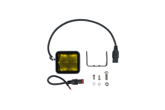 3" ELITE SERIES AMBER CUBE LIGHT - BY DV8 OFFROAD