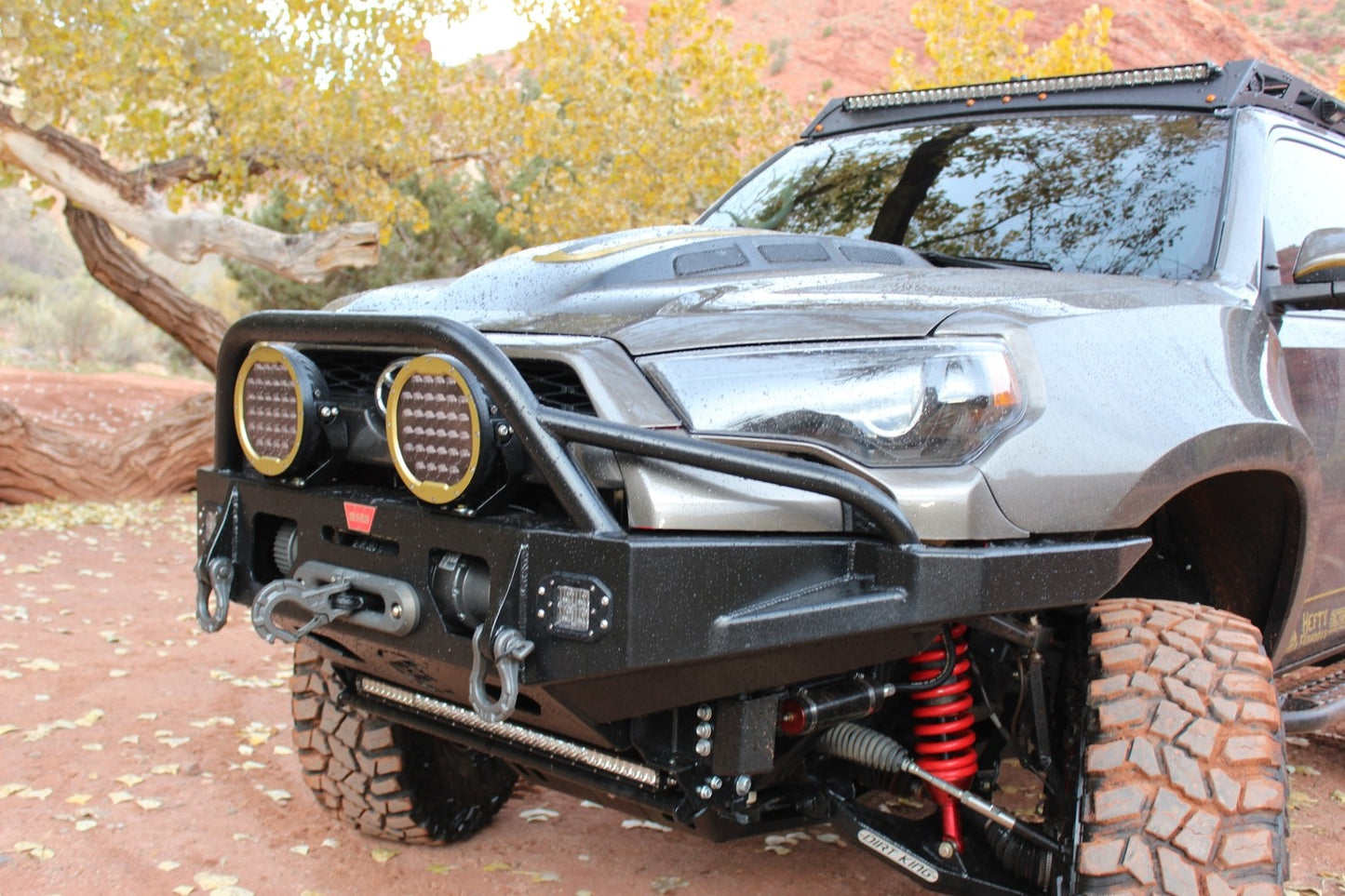 2010+ 4Runner Front Bumper Aluminum - Pre Runner Hoop - by Hefty Fabworks