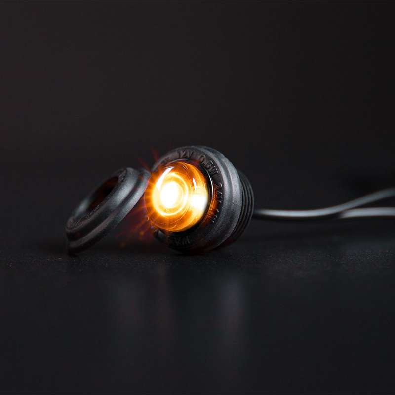 Freedom Black Raven Side Marker Round 29mm - by Strands