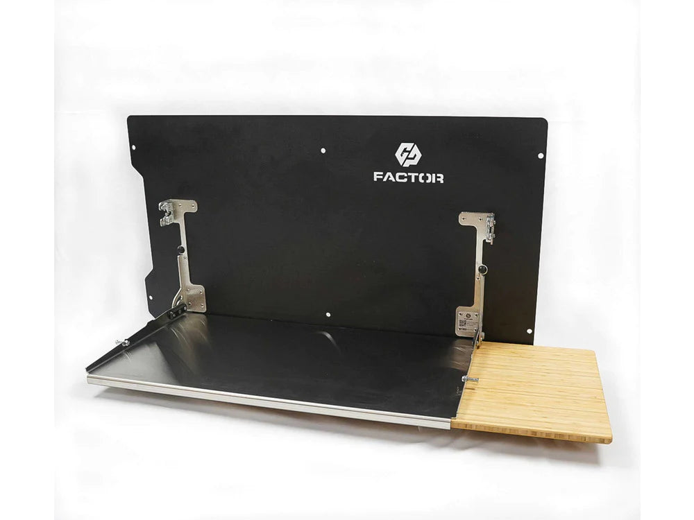 Alu-Cabin Folding Stainless Table w/ Cutting Board - by GP Factor