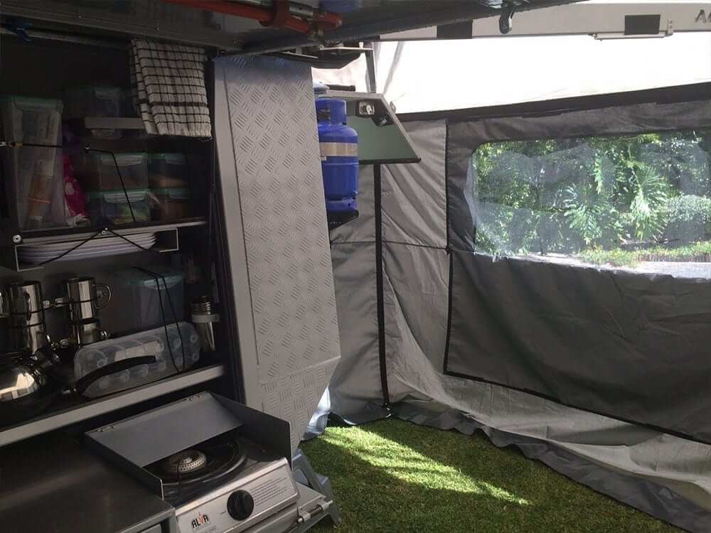 270 Shadow Awning Side Wall Kit - by Alu-Cab