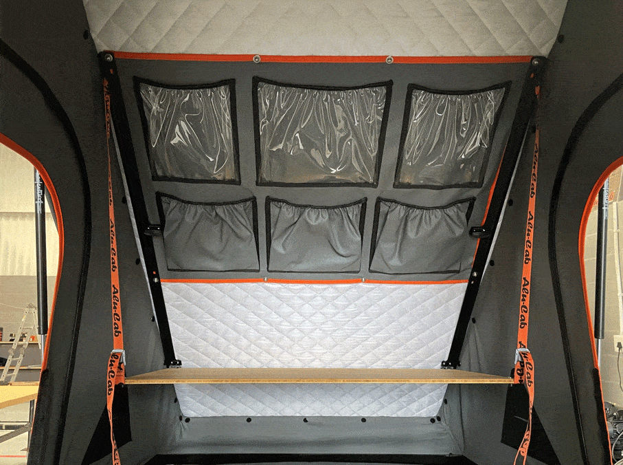 Interior Drop Down Table - by Alu-Cab