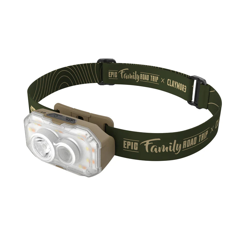 Claymore HEADY+ Rechargeable Headlamp