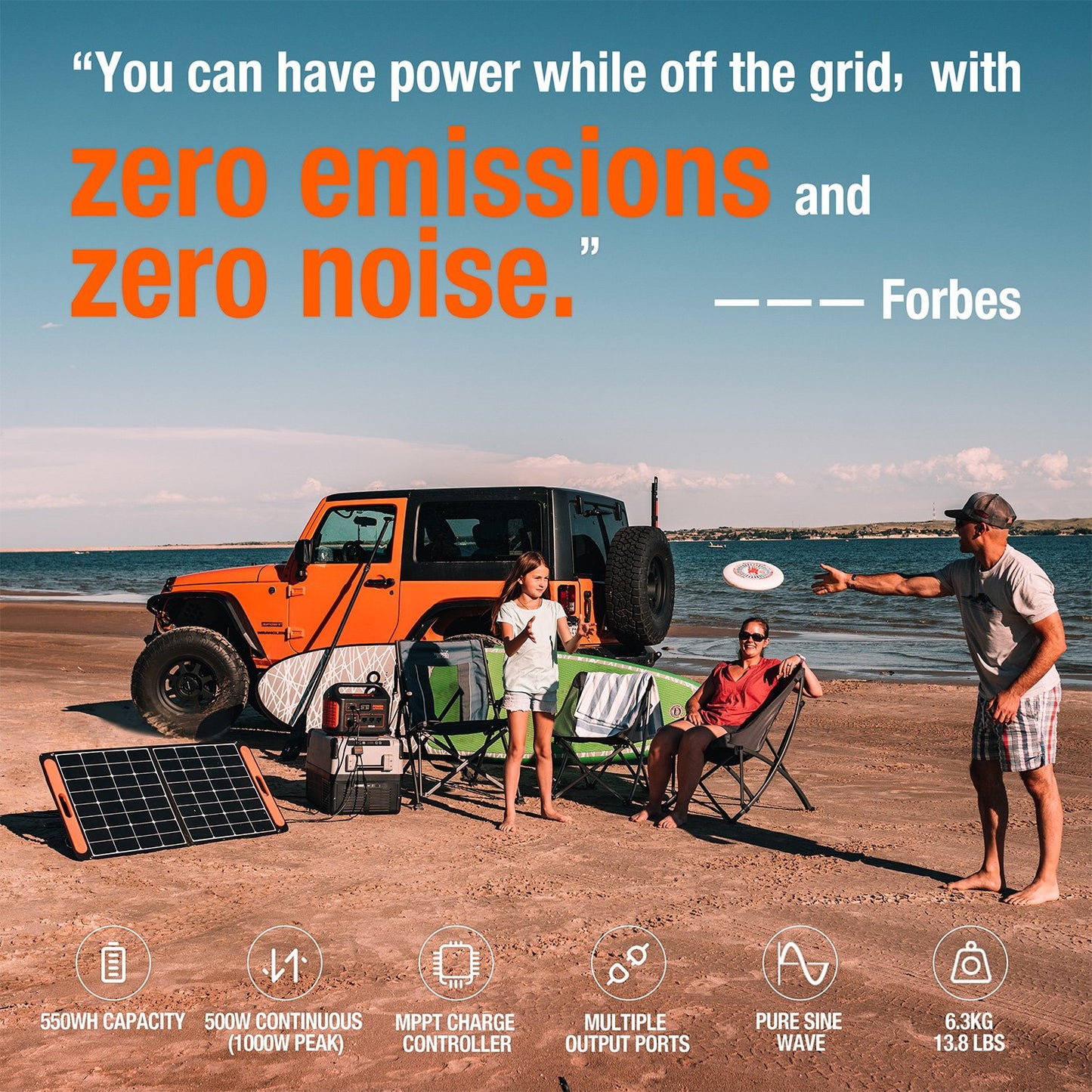 Explorer 550 Portable Power Station - by Jackery