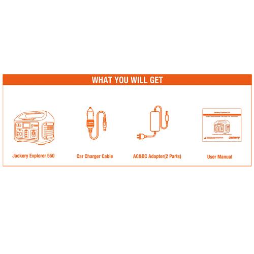 Explorer 550 Portable Power Station - by Jackery