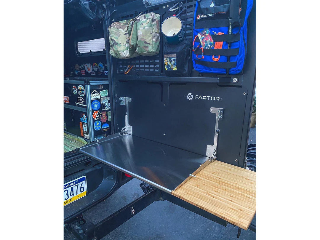 Canopy Camper Folding Stainless Table W/Cutting Board - by GP Factor