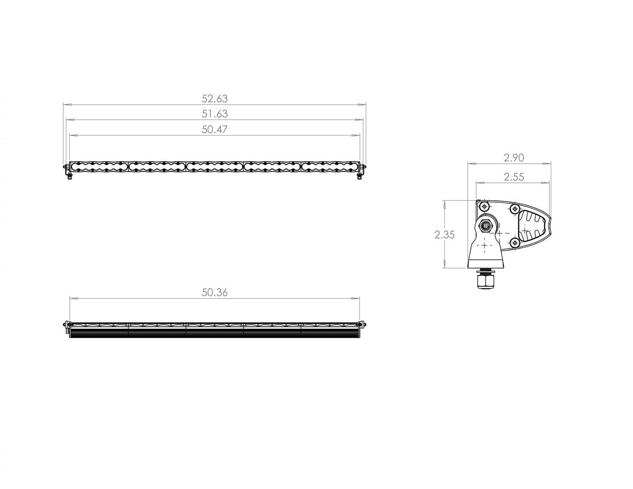 S8 Straight LED Light Bar - by Baja Designs
