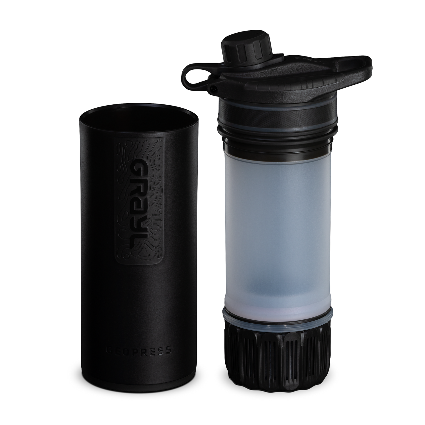 UltraPress + Ultralight Replacement Purifier Cartridge - Black - by Grayl