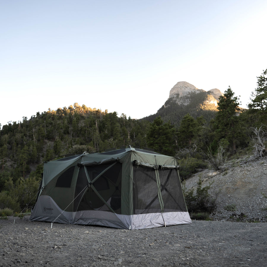 T4 TANDEM PLUS Hub Tent with Screen Room by Gazelle Tents