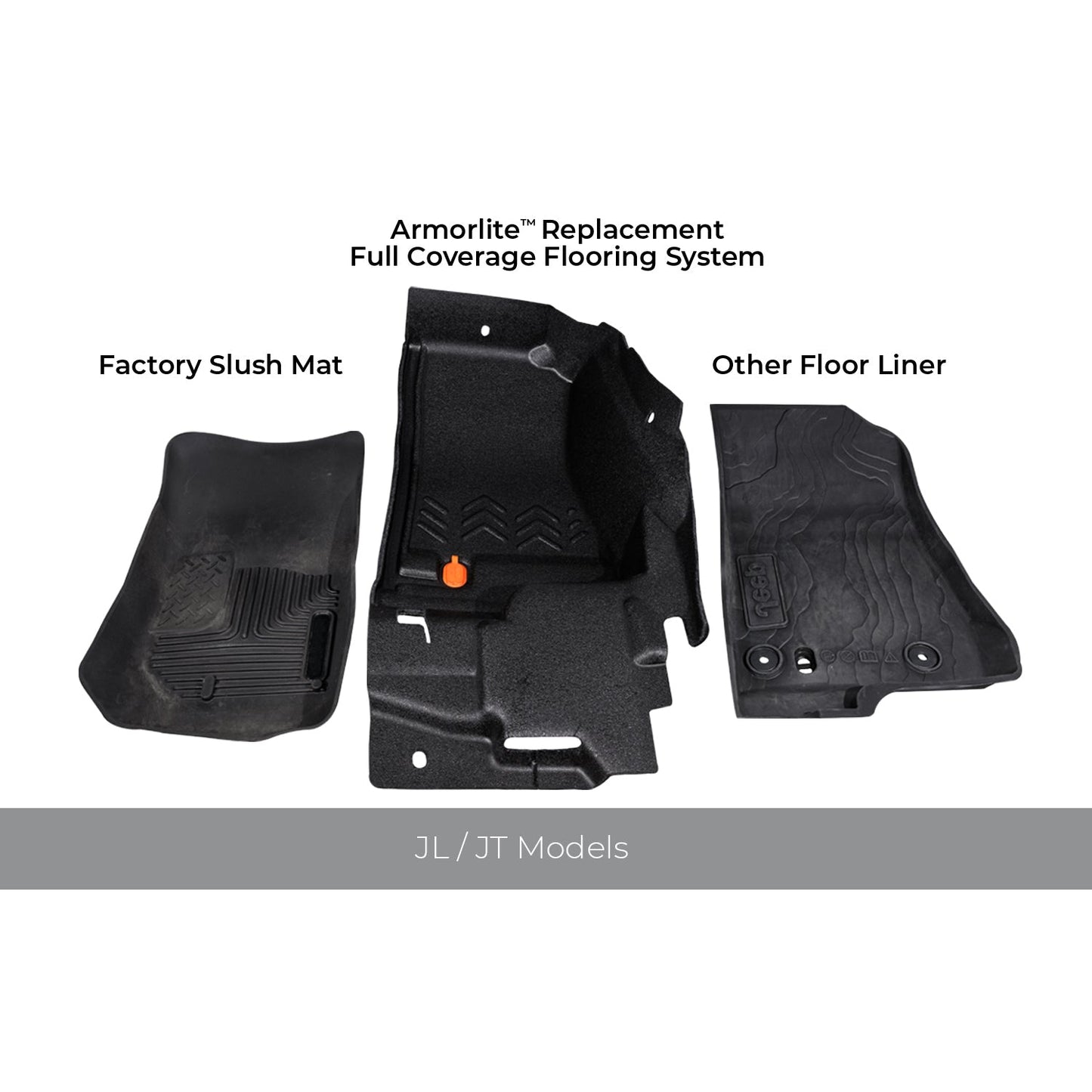 Front and Rear Flooring for Jeep Gladiator - By Armorlite
