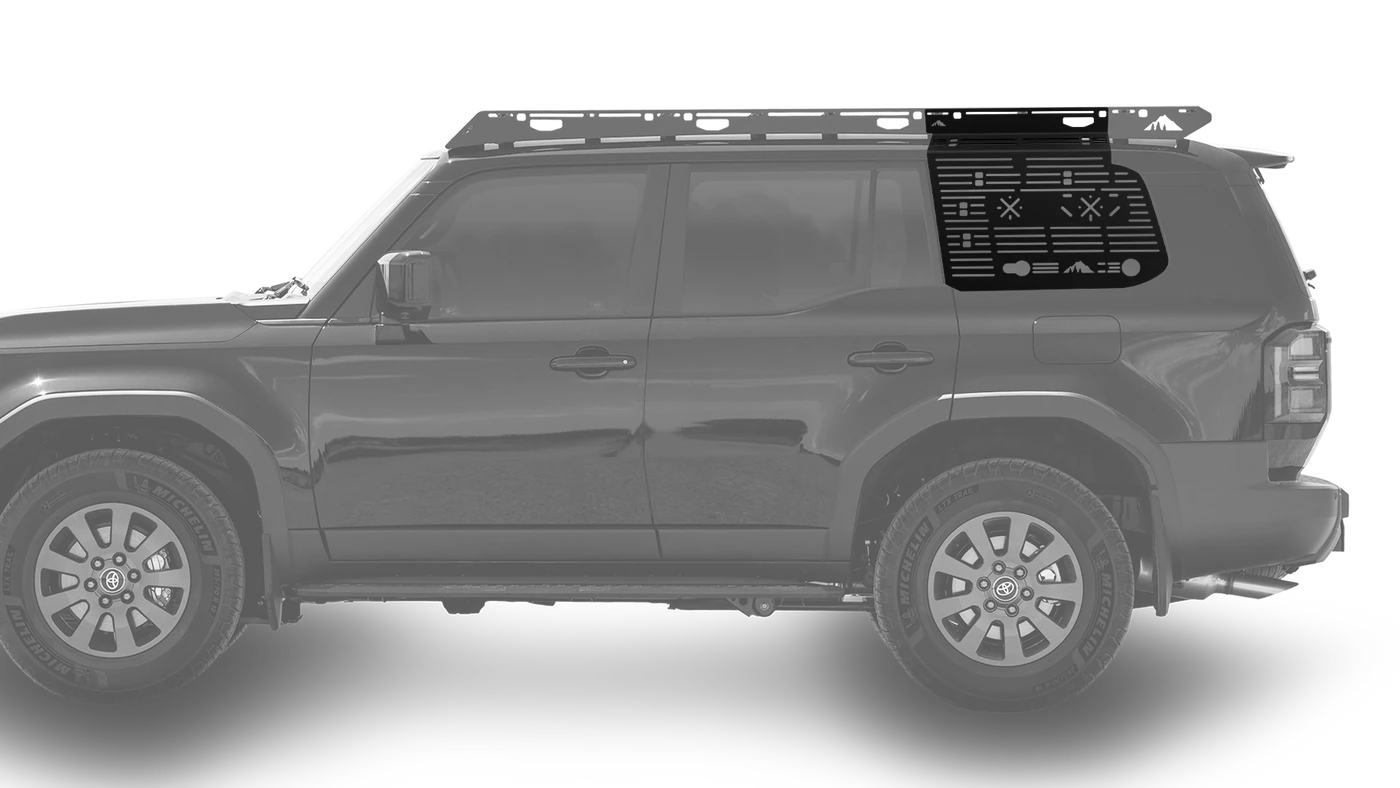 Window Accessory Panel for Land Cruiser 250 and GX 550 - by Sherpa Equipment Co.