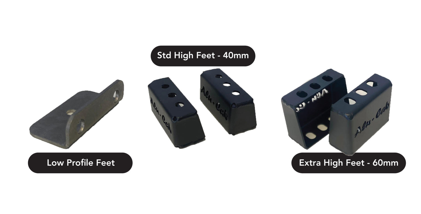 Load Bar Feet - by Alu-Cab