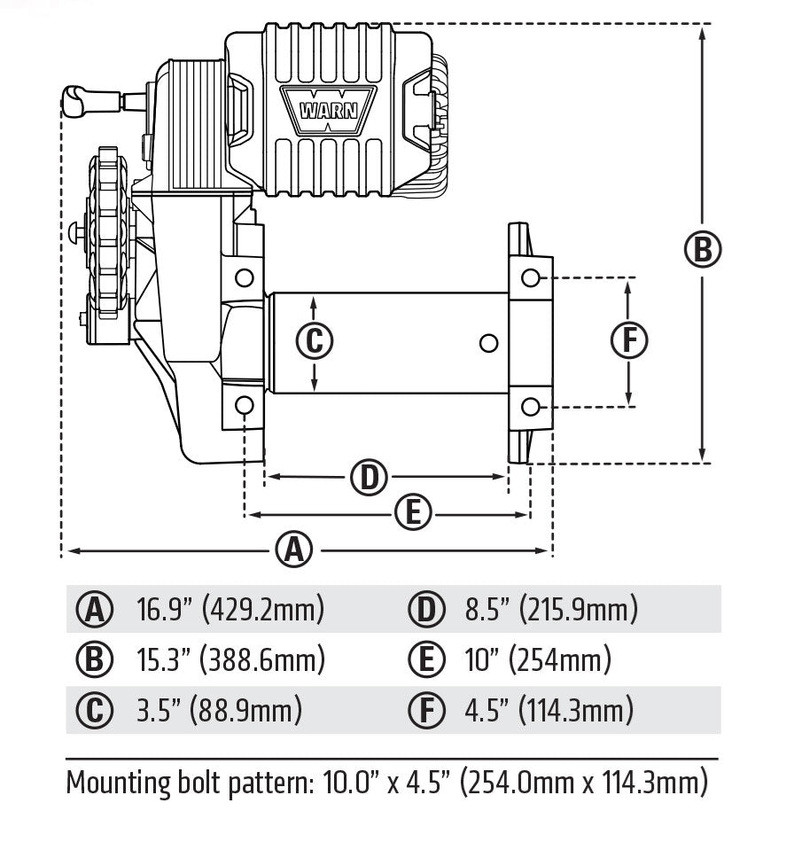 M8274 Winch - by WARN