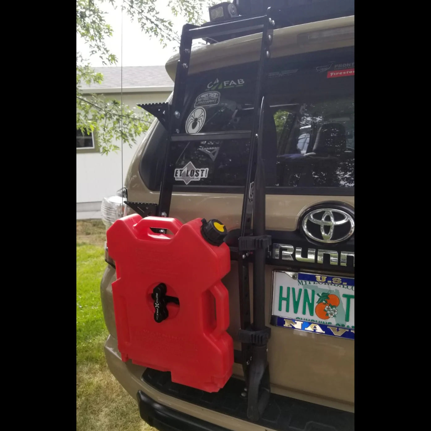 Summit Hatch Ladder Rotopax Mount - by C4 Fabrication