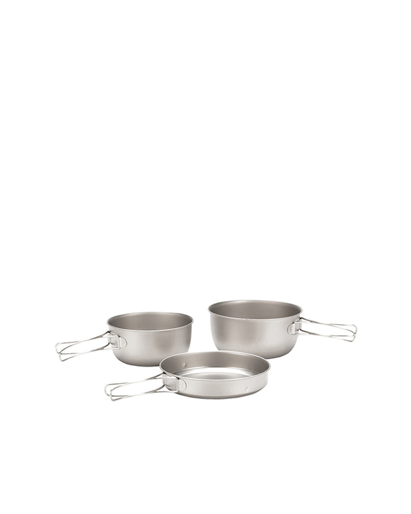 3 Piece Titanium Cookset - by Snow Peak