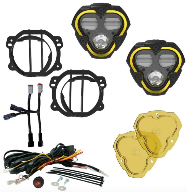 FLEX ERA® 3 DUAL MODE SAE FOG LED LIGHT PODS - 2-LIGHT MASTER KIT - BY KC HILITES