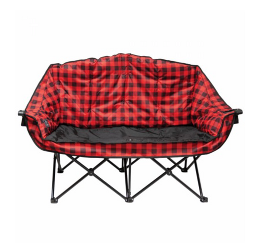 Bear Buddy/Double Chair - Red/Black Plaid - By Kuma Outdoor Gear
