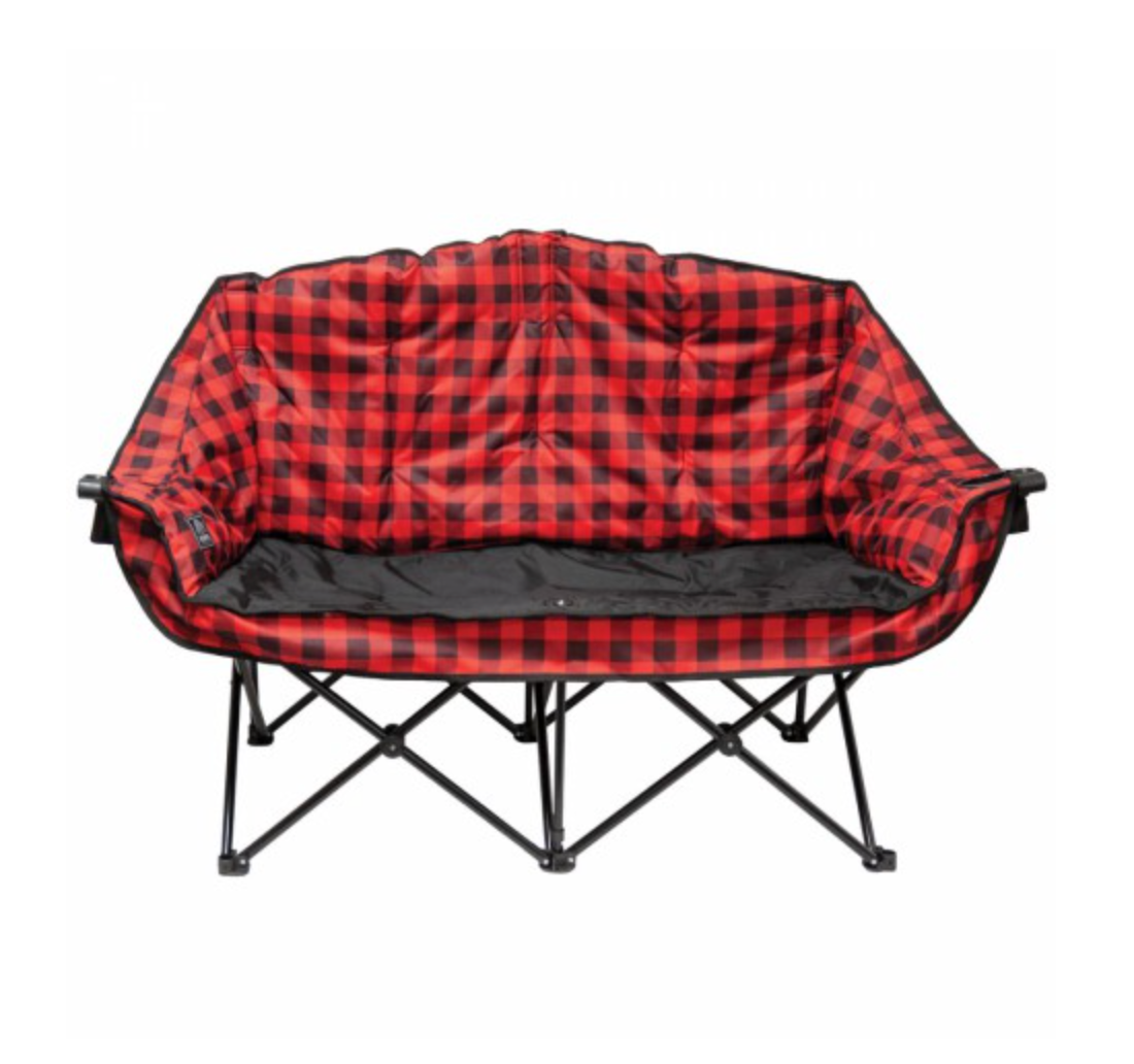 Bear Buddy/Double Chair - Red/Black Plaid - By Kuma Outdoor Gear