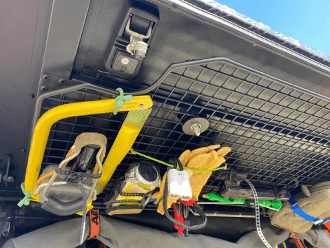 Canopy Camper Side Door Grid - by Alu-Cab