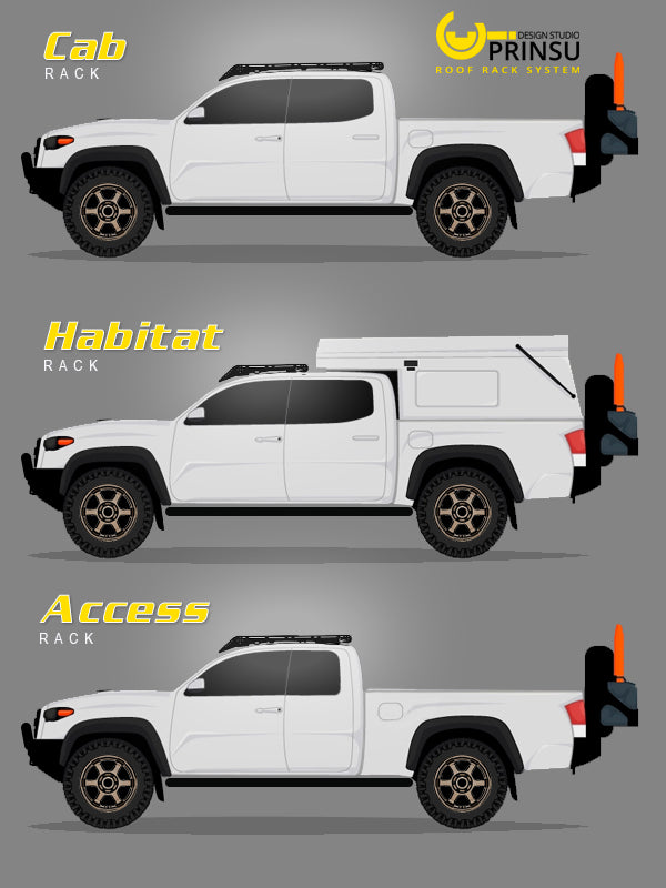 TOYOTA TACOMA PRINSU CAB RACK