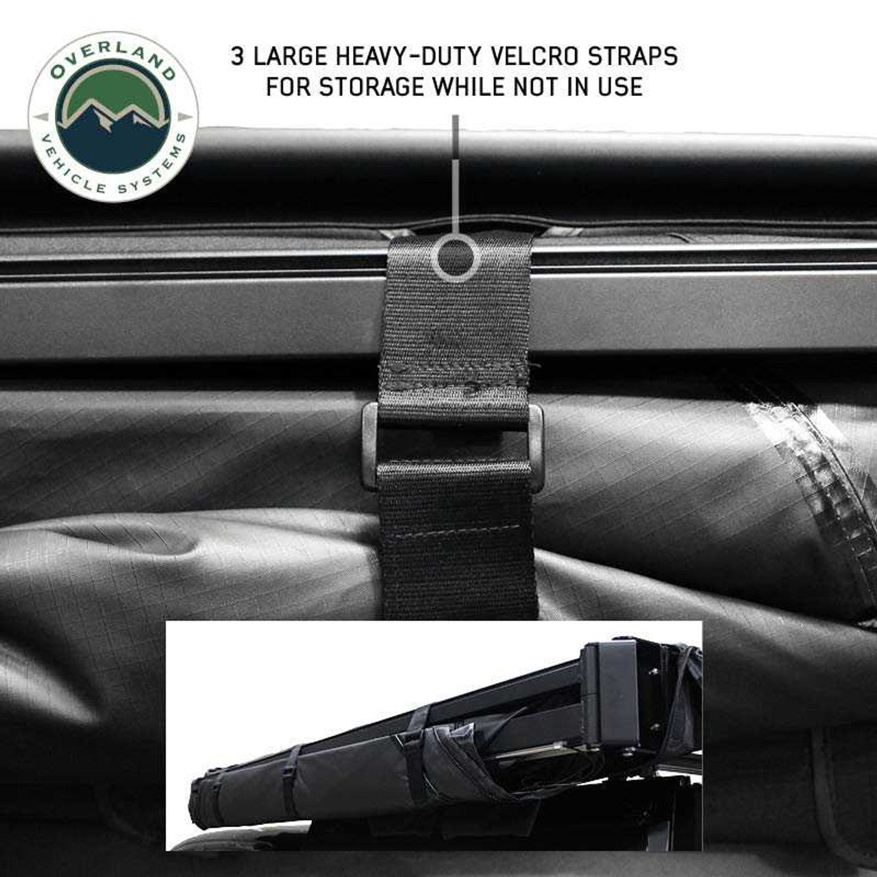 XD Nomadic 270 Degree Awning W/Lights & Black Out - by Overland Vehicle Supply