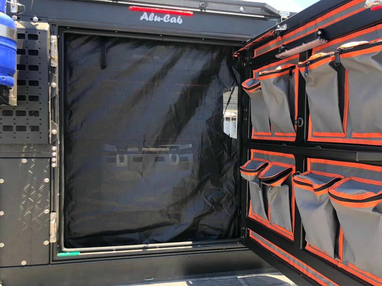 Canvas Rear Door Storage Bags - by Alu-Cab