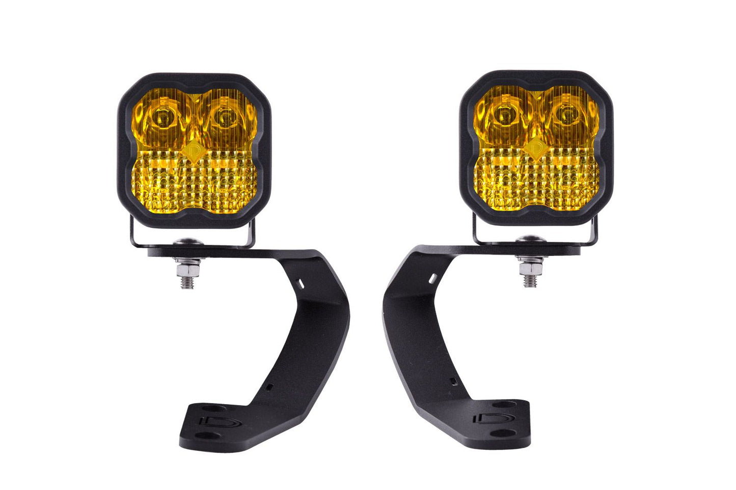 3" Pro Amber Stage Series Backlit Ditch Light Kit for 2010-2024 Toyota 4Runner - By Diode Dynamics