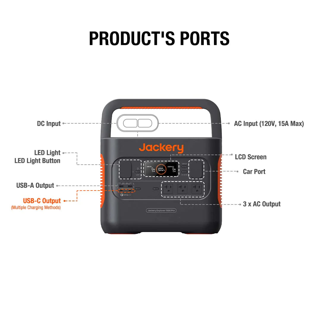 Explorer 1500 Pro Portable Power Station - by Jackery