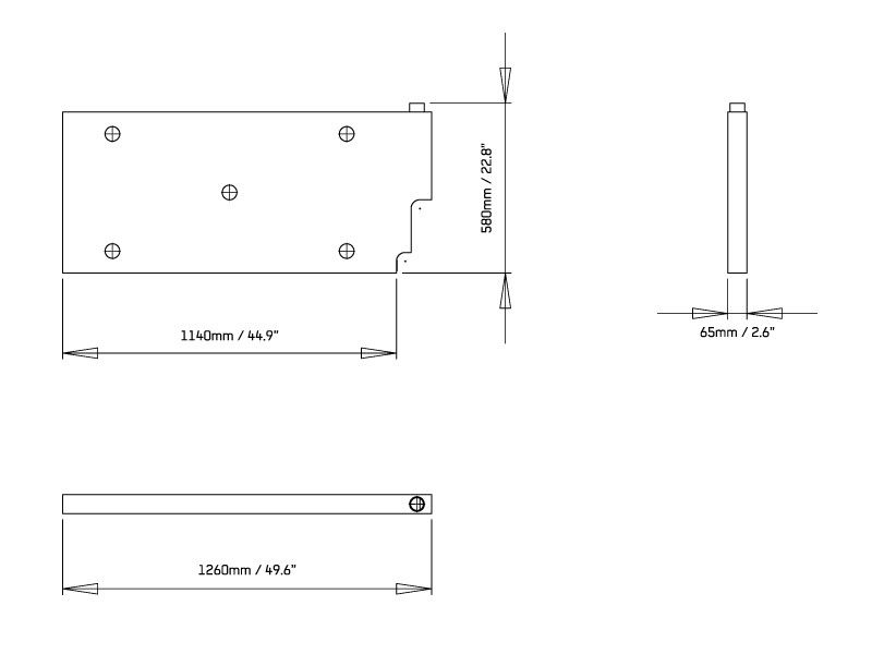 Upright/Flat Water Tank - by Front Runner