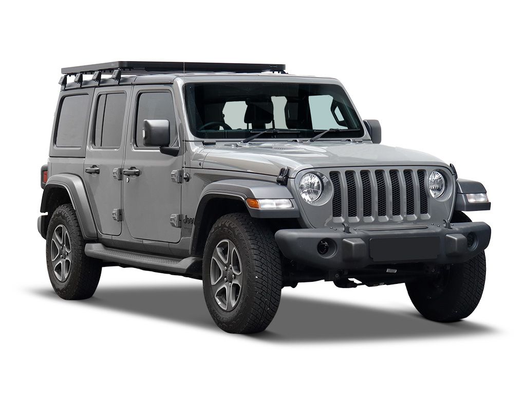 Jeep Wrangler JL 4 Door (2018-current) Slimline II 1/2 Roof Rack Kit - by Front Runner