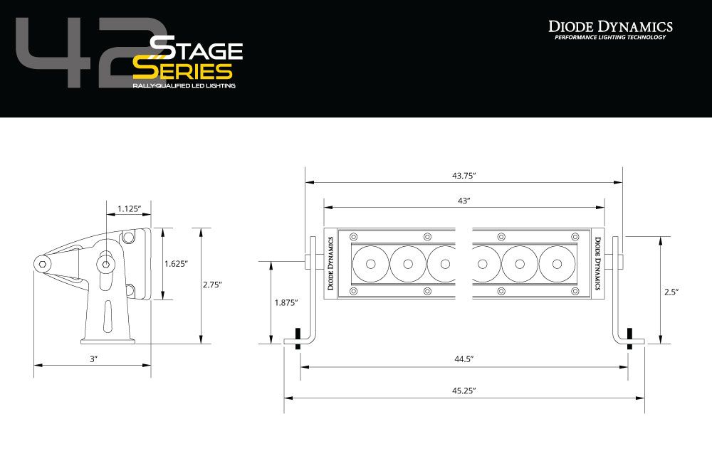 Stage Series 42" Light Bar -by Diode Dynamics