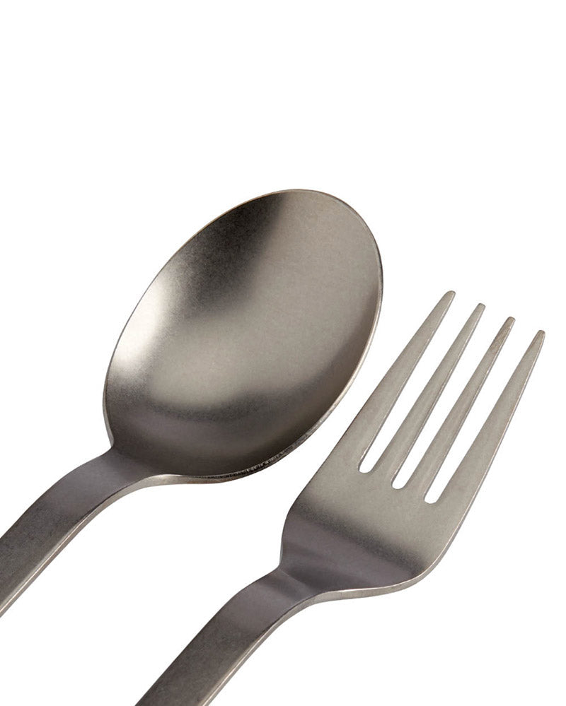 Titanium Fork and Spoon Set - by Snow Peak