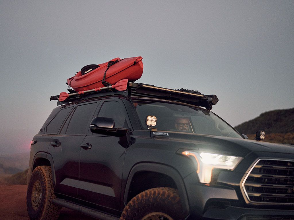 Ditch Mount A-Pillar Light Brackets Toyota Tundra and 3rd Gen Sequoia - by Front Runner