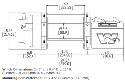 M12 12V Heavyweight Winch - by Warn