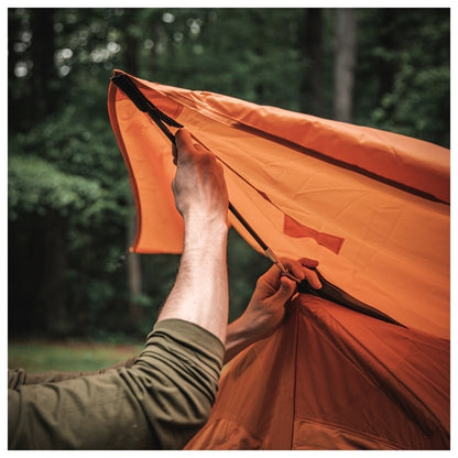 T4 OVERLAND Edition - Sunset Orange - 4 Person Hub Tent - by Gazelle Tents
