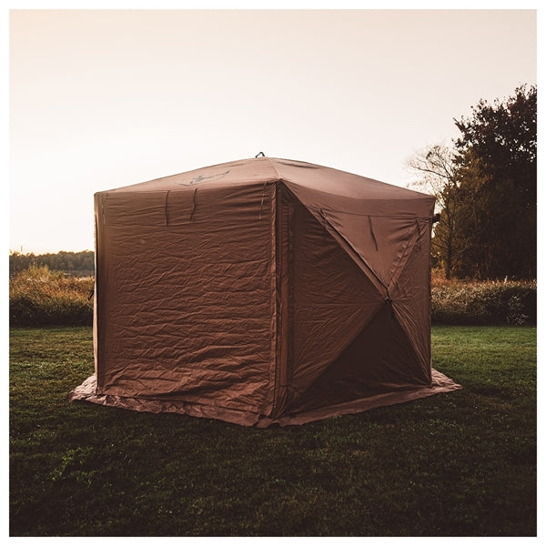 G6 DELUXE Portable Gazebo 6 Sides - Badlands Brown - by Gazelle Tents