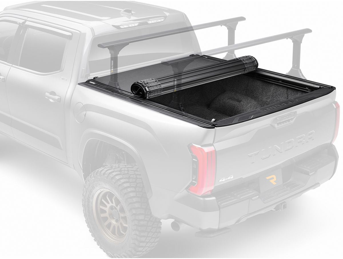 TUNDRA ('22-Current) REVOLVER X4TS HARD ROLL UP TONNEAU COVER W/ T-SLOT RAILS - BY BAK INDUSTRIES