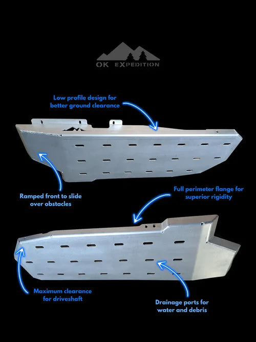 GX460 Gas Tank Skid Plate - by OK Expedition