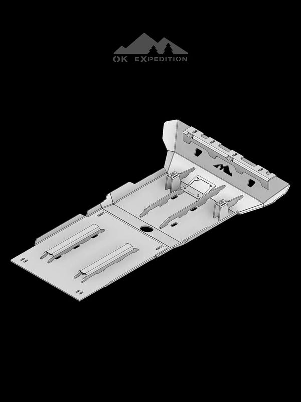 2010-2023 GX460 Expedition Package Skid Plates - by OK Expedition