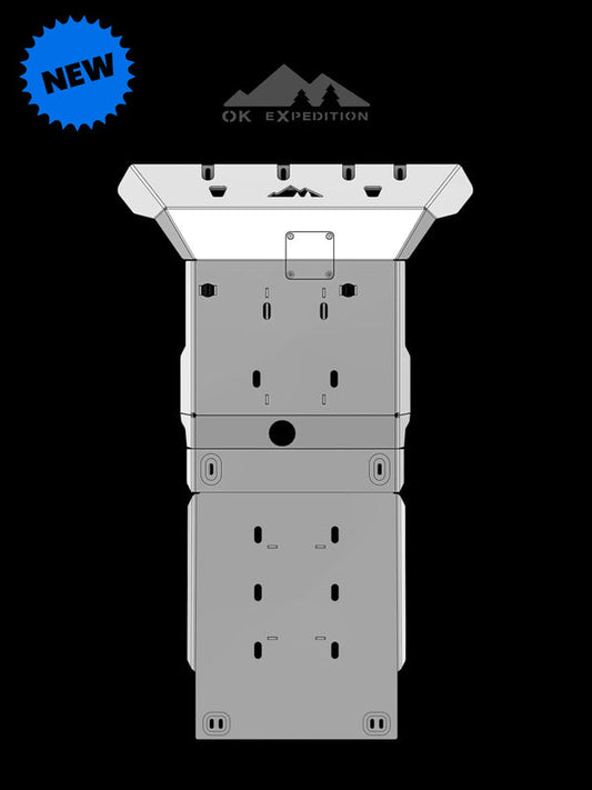 2010-2023 GX460 Expedition Package Skid Plates - by OK Expedition